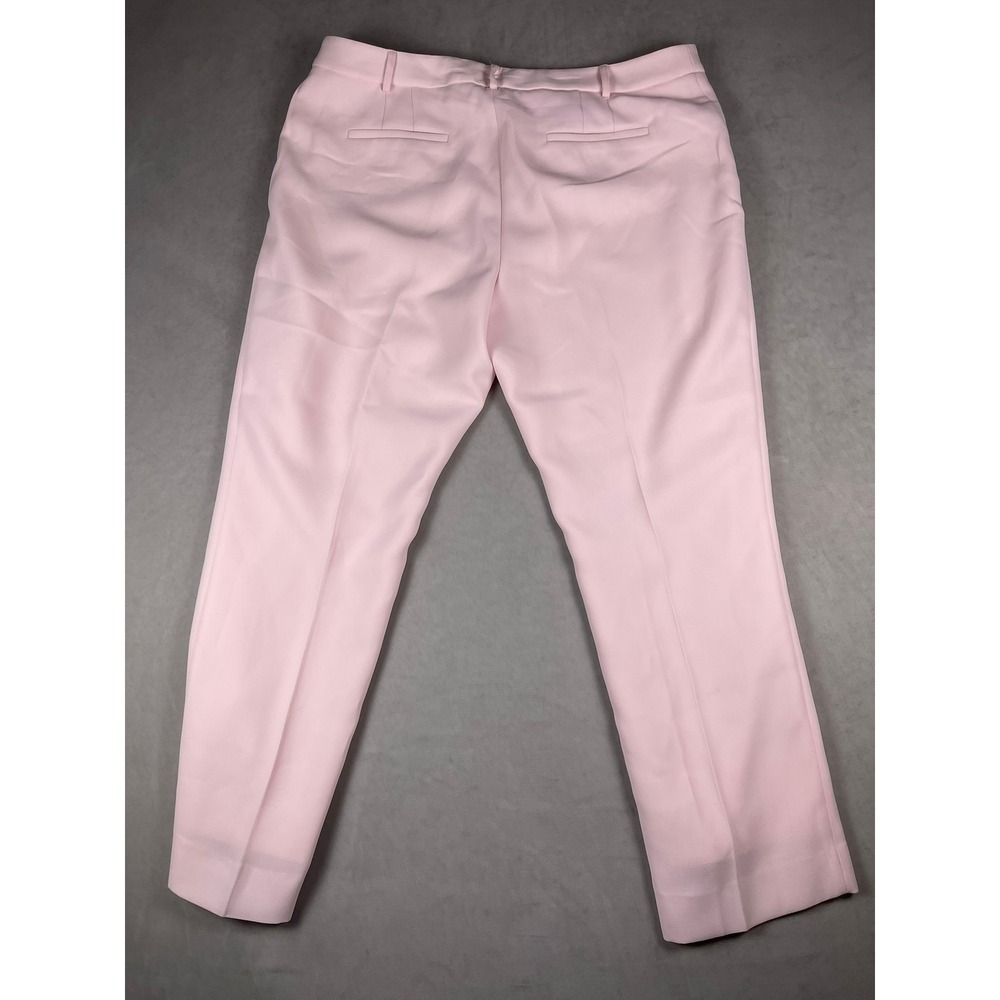 Tahari Arthur S Levine Pink Straight Leg Dress Pants Lined Womens Size 16 - Picture 6 of 7